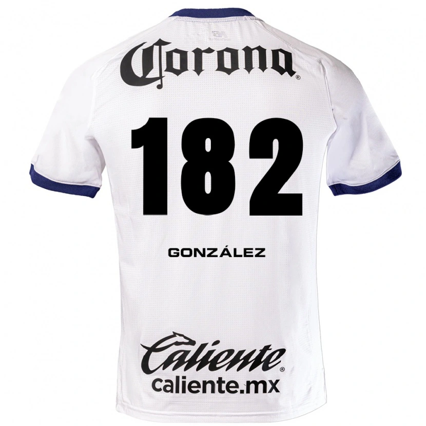 Danxen Women Enrique González #182 White Blue Black Away Jersey 2026/27 T-Shirt