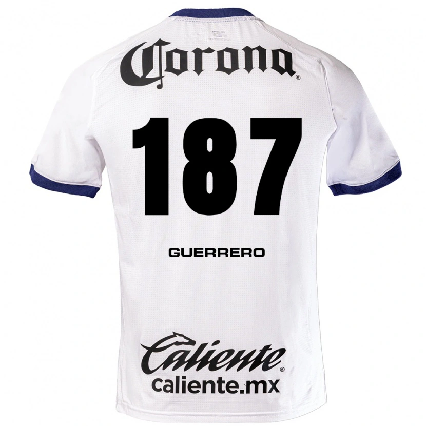 Danxen Women Dominic Guerrero #187 White Blue Black Away Jersey 2026/27 T-Shirt