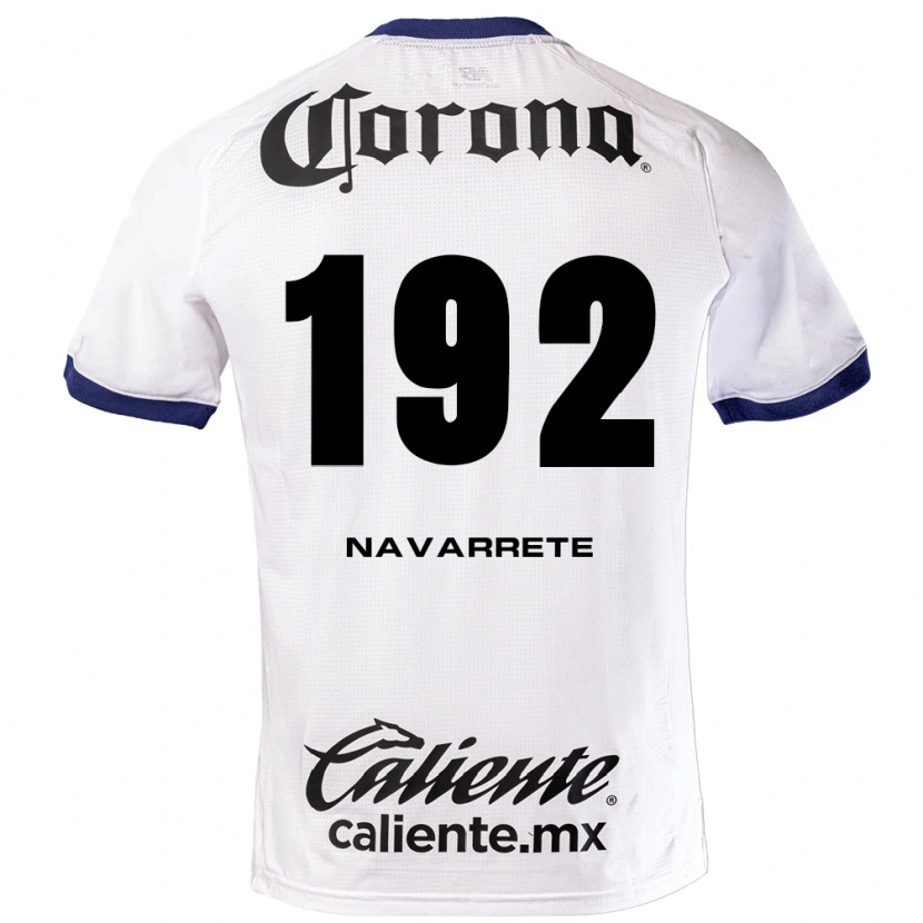 Danxen Women Luis Navarrete #192 White Blue Black Away Jersey 2026/27 T-Shirt