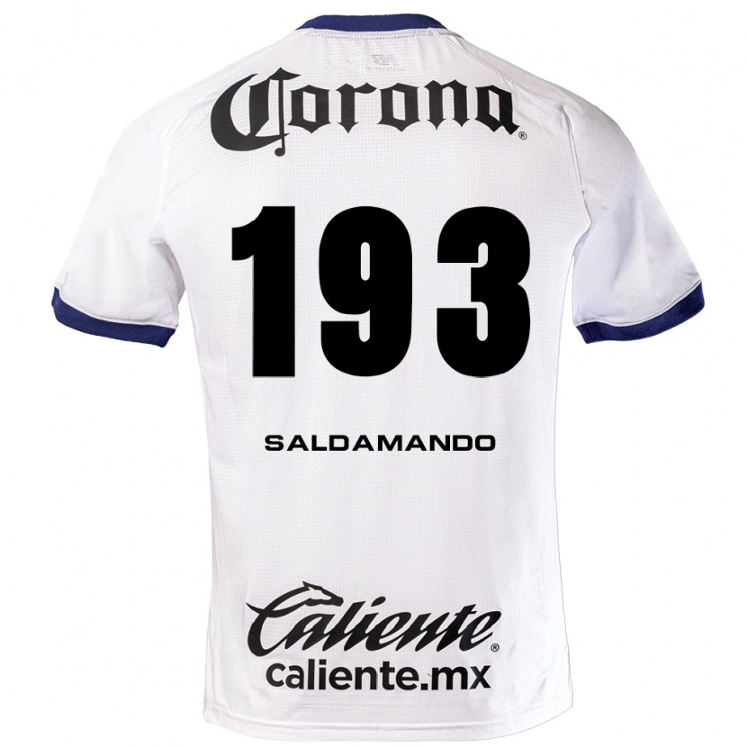 Danxen Women José Saldamando #193 White Blue Black Away Jersey 2026/27 T-Shirt