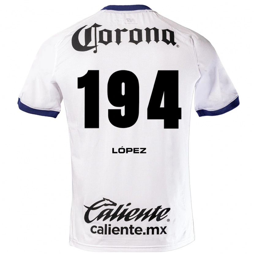 Danxen Women Erick López #194 White Blue Black Away Jersey 2026/27 T-Shirt