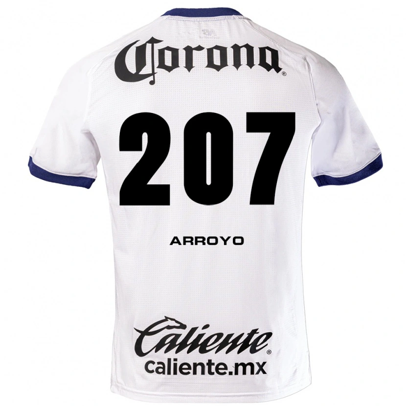 Danxen Women José Arroyo #207 White Blue Black Away Jersey 2026/27 T-Shirt