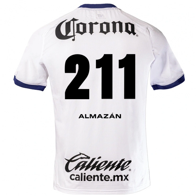 Danxen Women Fernando Almazán #211 White Blue Black Away Jersey 2026/27 T-Shirt
