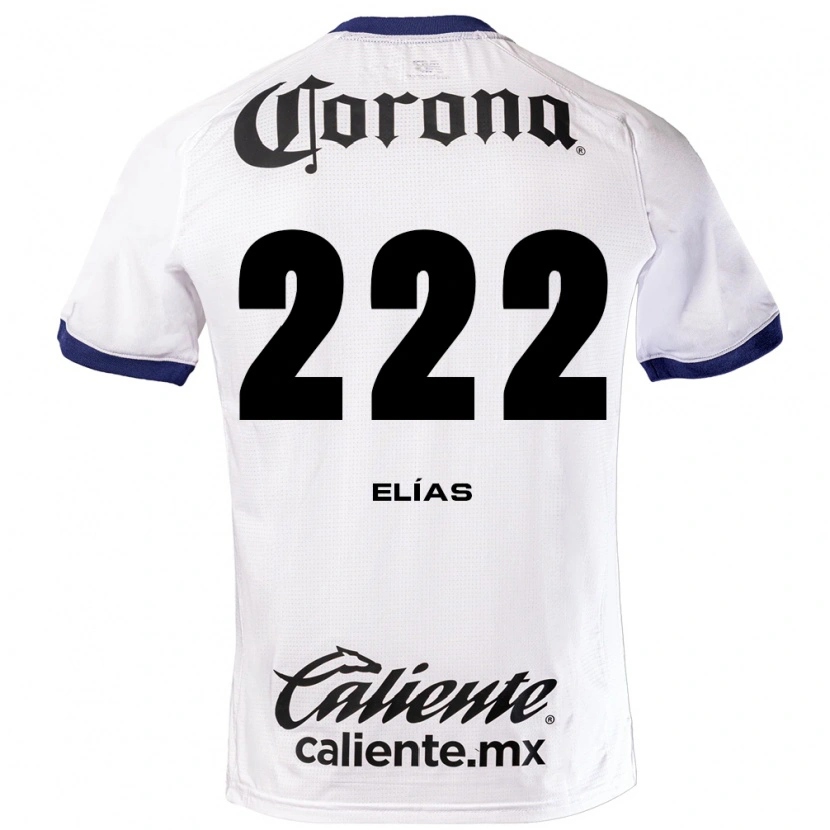 Danxen Women Carlos Elías #222 White Blue Black Away Jersey 2026/27 T-Shirt