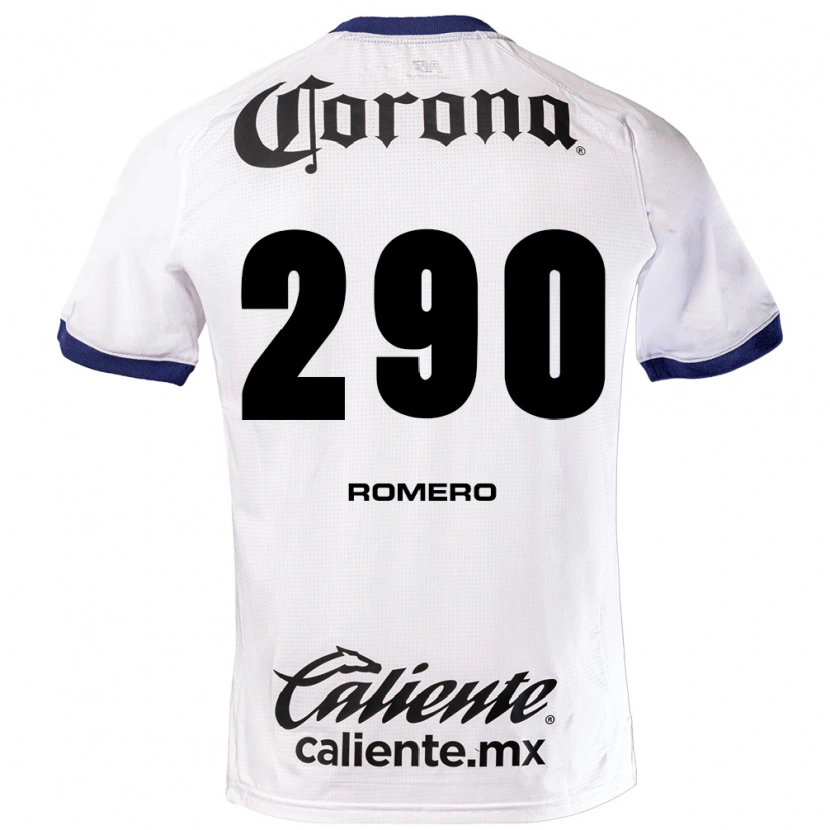 Danxen Women Marvin Romero #290 White Blue Black Away Jersey 2026/27 T-Shirt