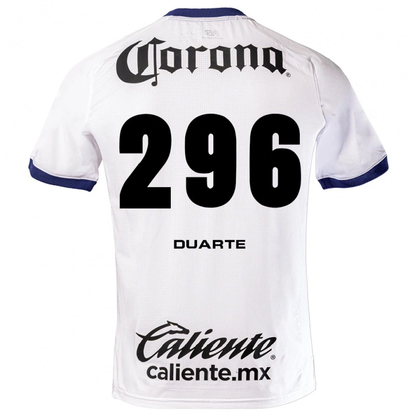 Danxen Women Saúl Duarte #296 White Blue Black Away Jersey 2026/27 T-Shirt