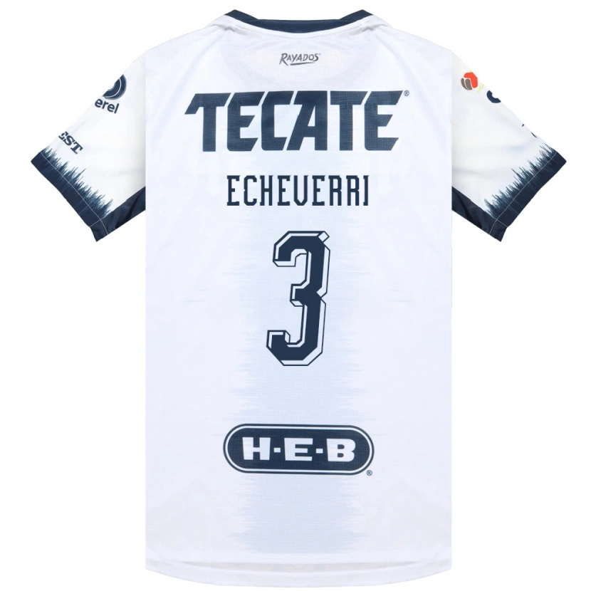 Danxen Women Isabella Echeverri #3 White Ink Blue Red Away Jersey 2026/27 T-Shirt