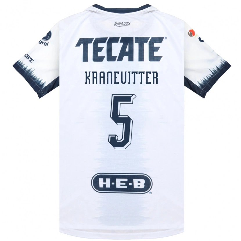 Danxen Women Matias Kranevitter #5 White Ink Blue Red Away Jersey 2026/27 T-Shirt