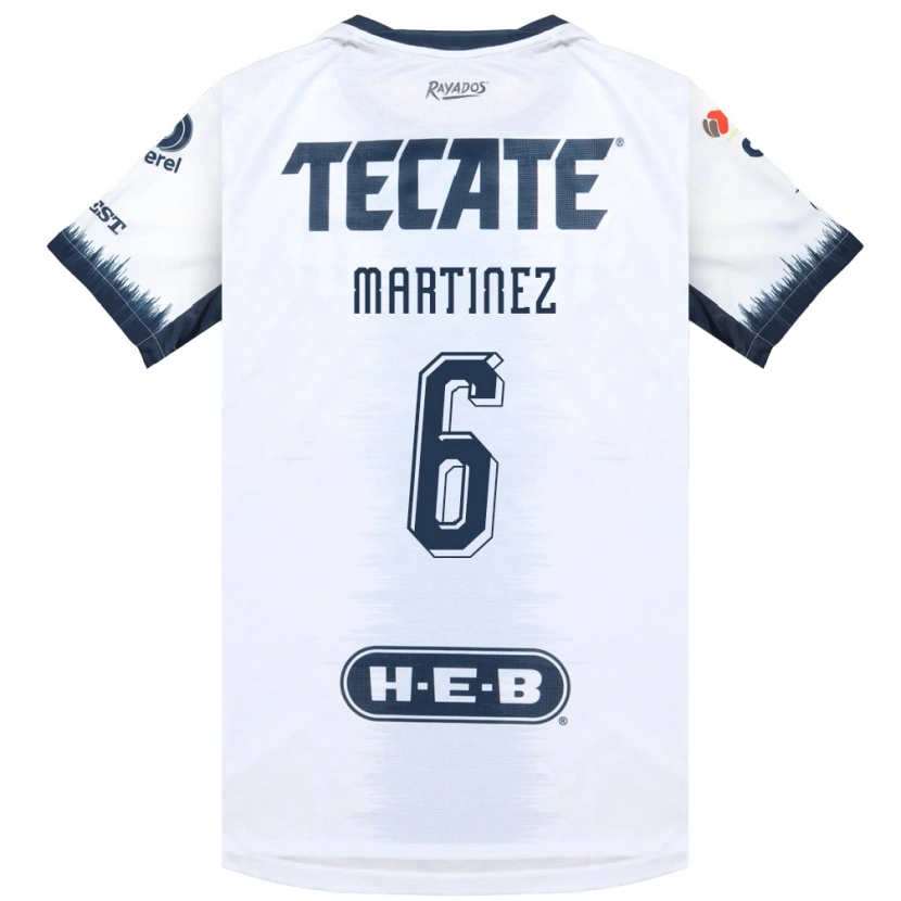 Danxen Women Alejandra Martinez #6 White Ink Blue Red Away Jersey 2026/27 T-Shirt