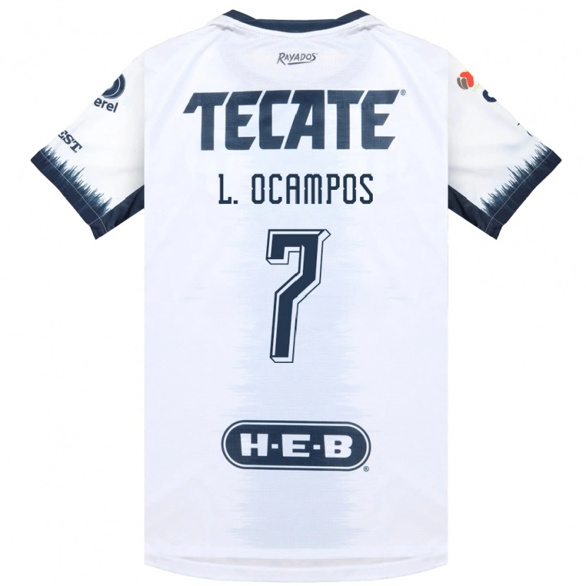 Danxen Women Lucas Ocampos #7 White Ink Blue Red Away Jersey 2026/27 T-Shirt