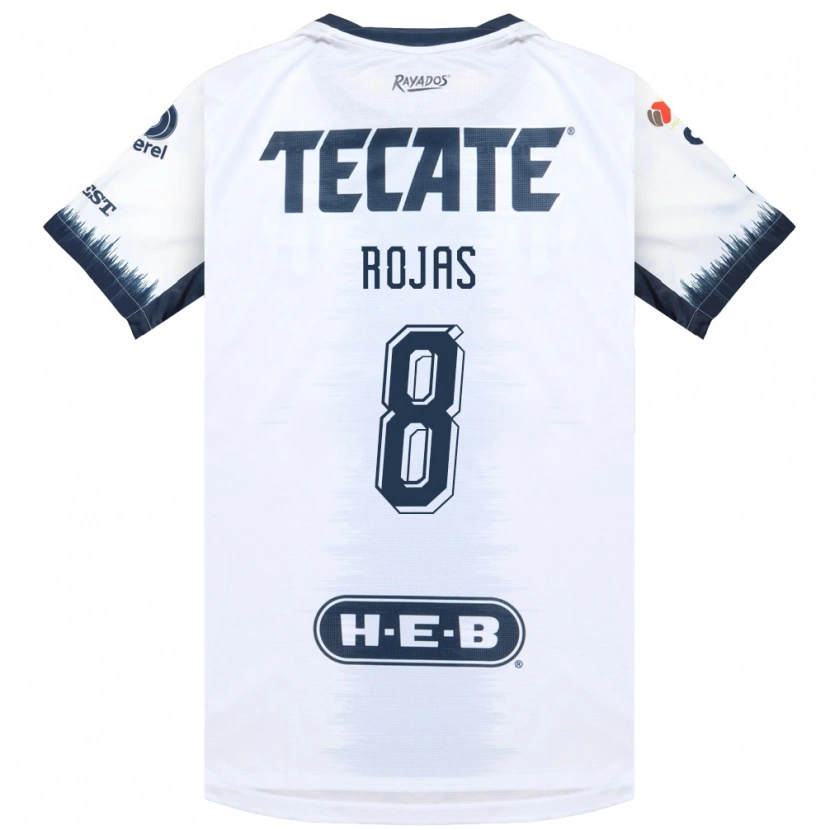 Danxen Women Joao Rojas #8 White Ink Blue Red Away Jersey 2026/27 T-Shirt