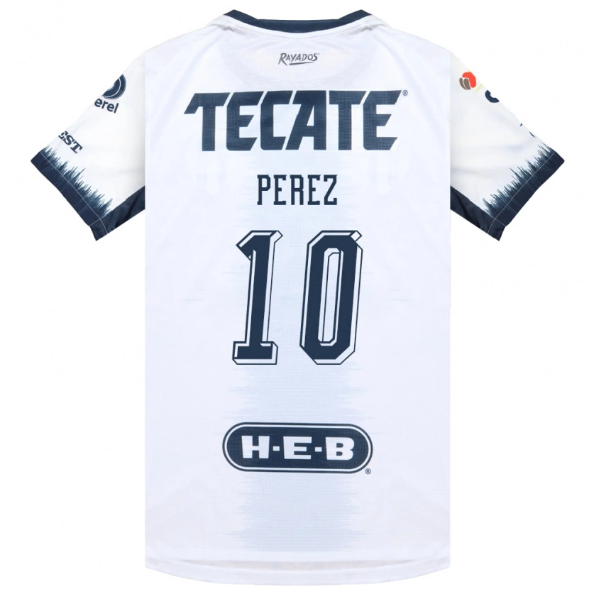 Danxen Women Nicole Perez #10 White Ink Blue Red Away Jersey 2026/27 T-Shirt
