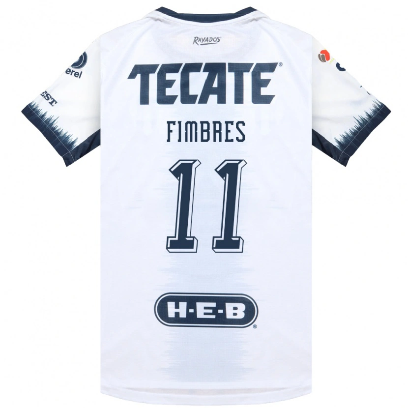 Danxen Women Iker Fimbres #11 White Ink Blue Red Away Jersey 2026/27 T-Shirt