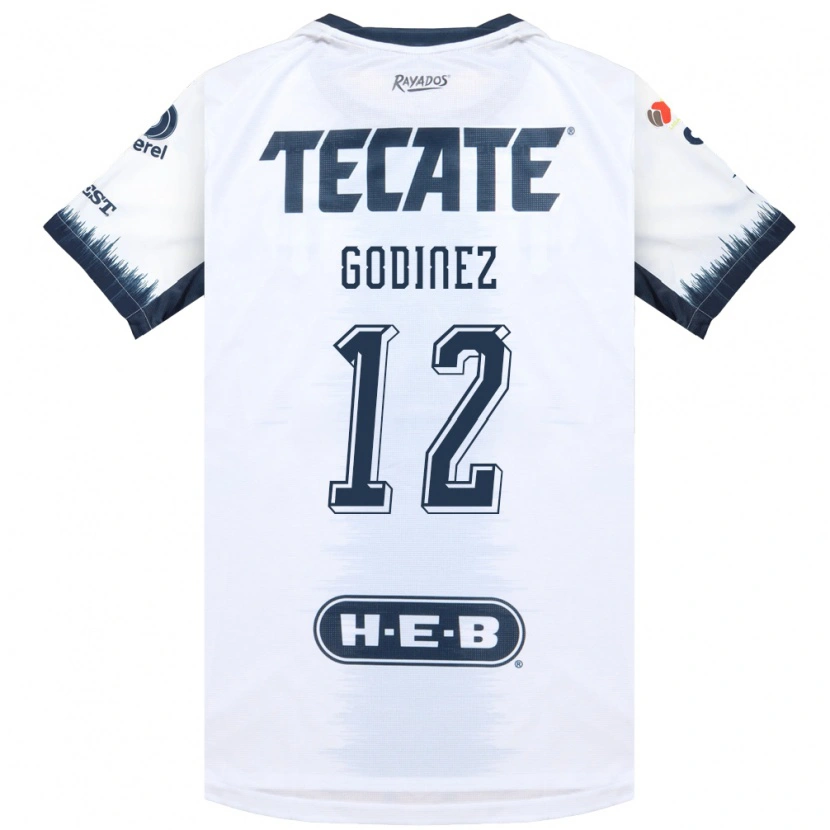 Danxen Women Alejandria Godinez #12 White Ink Blue Red Away Jersey 2026/27 T-Shirt