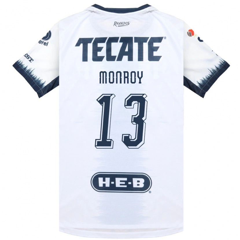 Danxen Women Paola Monroy #13 White Ink Blue Red Away Jersey 2026/27 T-Shirt