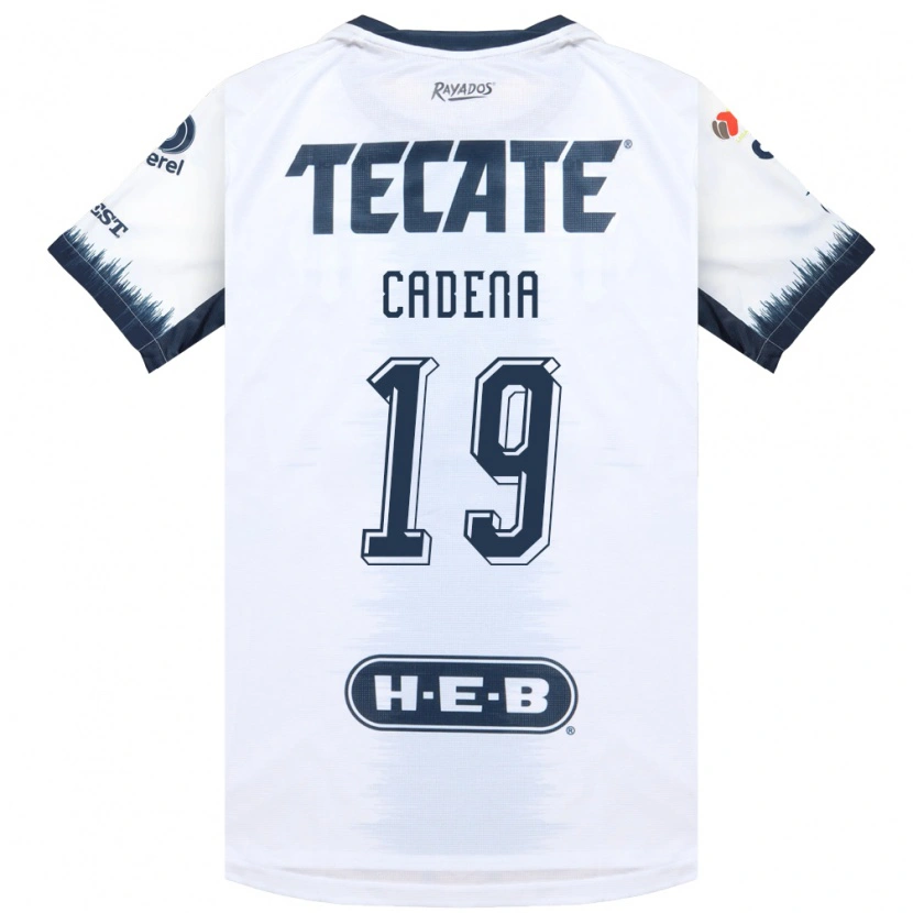 Danxen Women Mariana Cadena #19 White Ink Blue Red Away Jersey 2026/27 T-Shirt