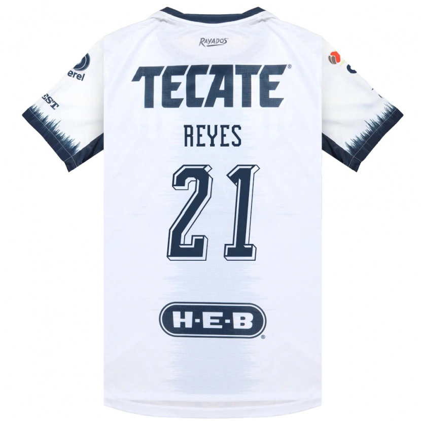 Danxen Women Luis Reyes #21 White Ink Blue Red Away Jersey 2026/27 T-Shirt