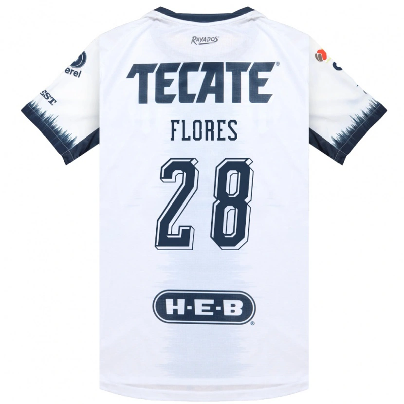 Danxen Women Silvana Flores #28 White Ink Blue Red Away Jersey 2026/27 T-Shirt