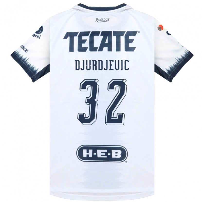 Danxen Women Uros Djurdjevic #32 White Ink Blue Red Away Jersey 2026/27 T-Shirt