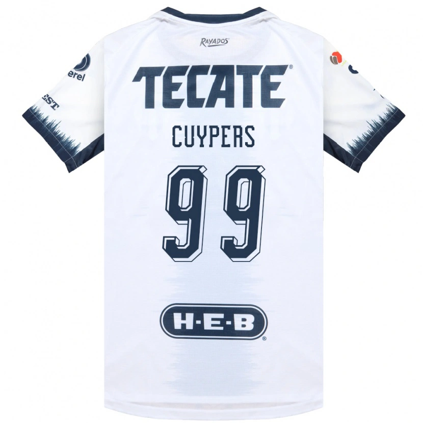 Danxen Women Hugo Cuypers #99 White Ink Blue Red Away Jersey 2026/27 T-Shirt