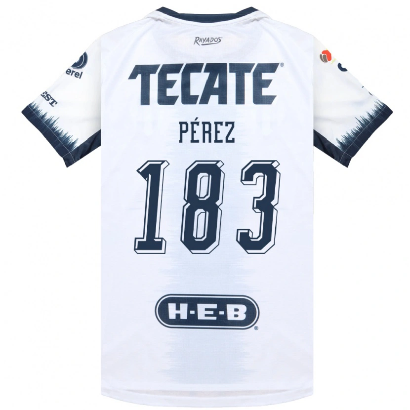 Danxen Women Santiago Pérez #183 White Ink Blue Red Away Jersey 2026/27 T-Shirt