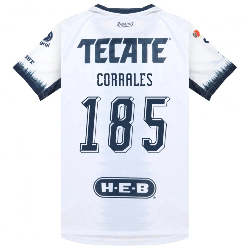 Danxen Women Ángel Corrales #185 White Ink Blue Red Away Jersey 2026/27 T-Shirt
