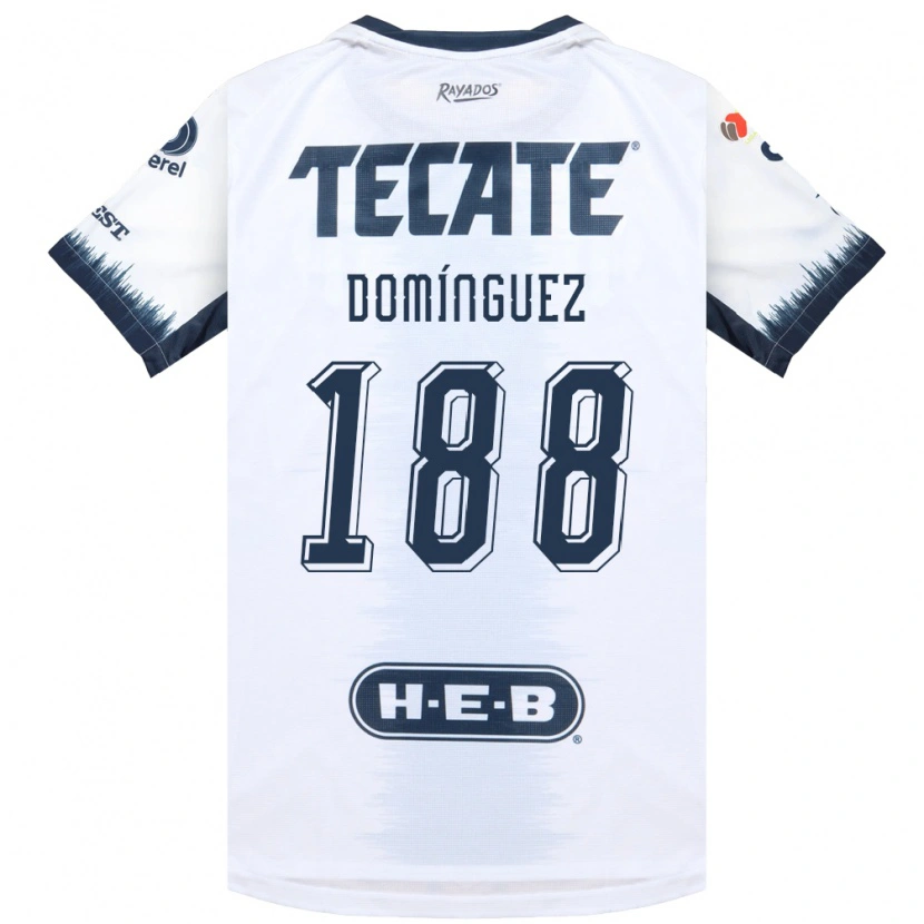 Danxen Women Joel Domínguez #188 White Ink Blue Red Away Jersey 2026/27 T-Shirt