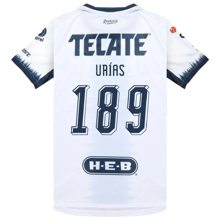 Danxen Women Álex Urías #189 White Ink Blue Red Away Jersey 2026/27 T-Shirt