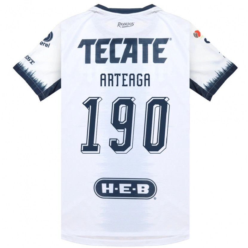 Danxen Women Diego Arteaga #190 White Ink Blue Red Away Jersey 2026/27 T-Shirt