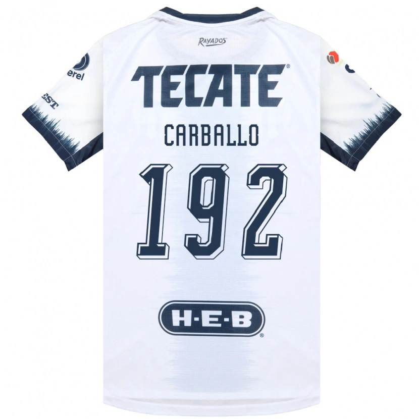 Danxen Women Erick Carballo #192 White Ink Blue Red Away Jersey 2026/27 T-Shirt