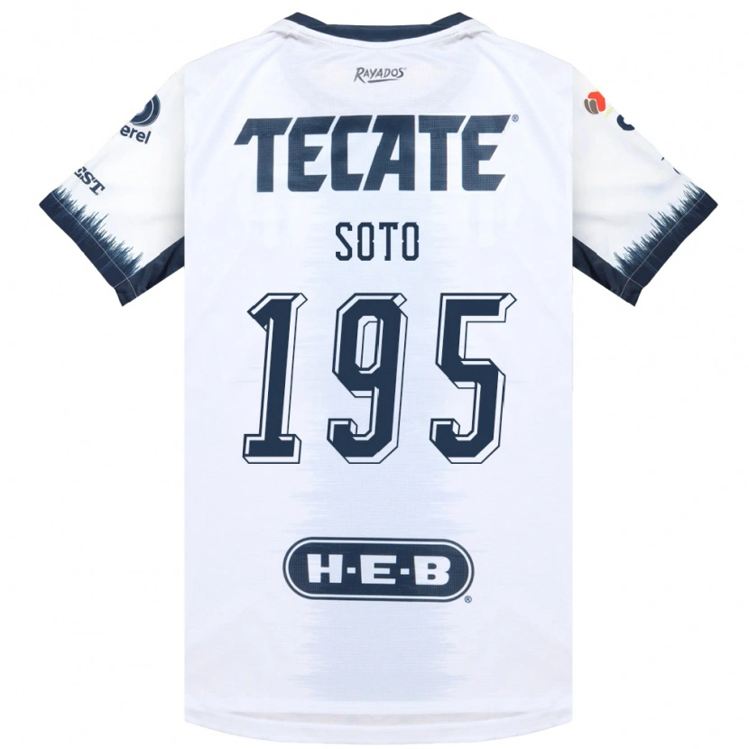 Danxen Women Óscar Soto #195 White Ink Blue Red Away Jersey 2026/27 T-Shirt