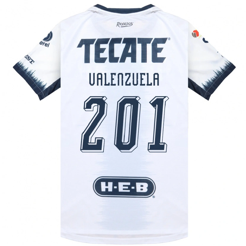 Danxen Women Francisco Valenzuela #201 White Ink Blue Red Away Jersey 2026/27 T-Shirt