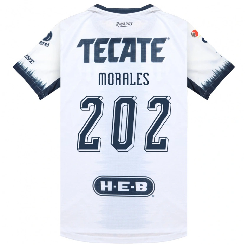 Danxen Women Alejandro Morales #202 White Ink Blue Red Away Jersey 2026/27 T-Shirt