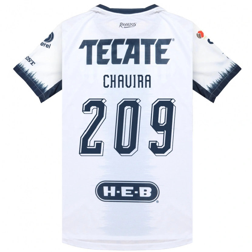 Danxen Women Diego Chavira #209 White Ink Blue Red Away Jersey 2026/27 T-Shirt