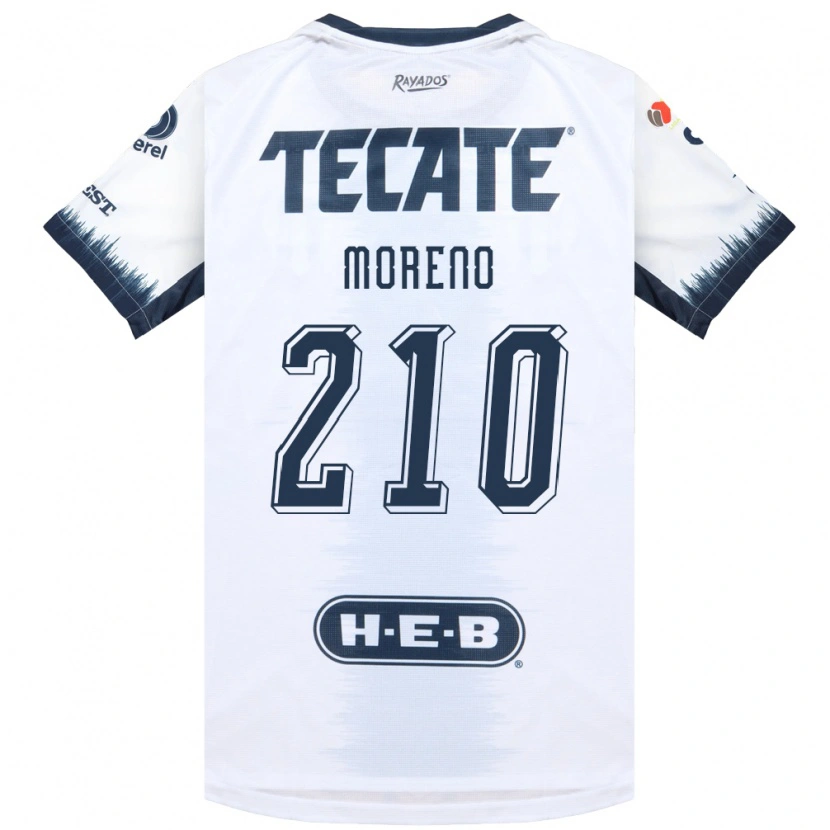 Danxen Women Gael Moreno #210 White Ink Blue Red Away Jersey 2026/27 T-Shirt