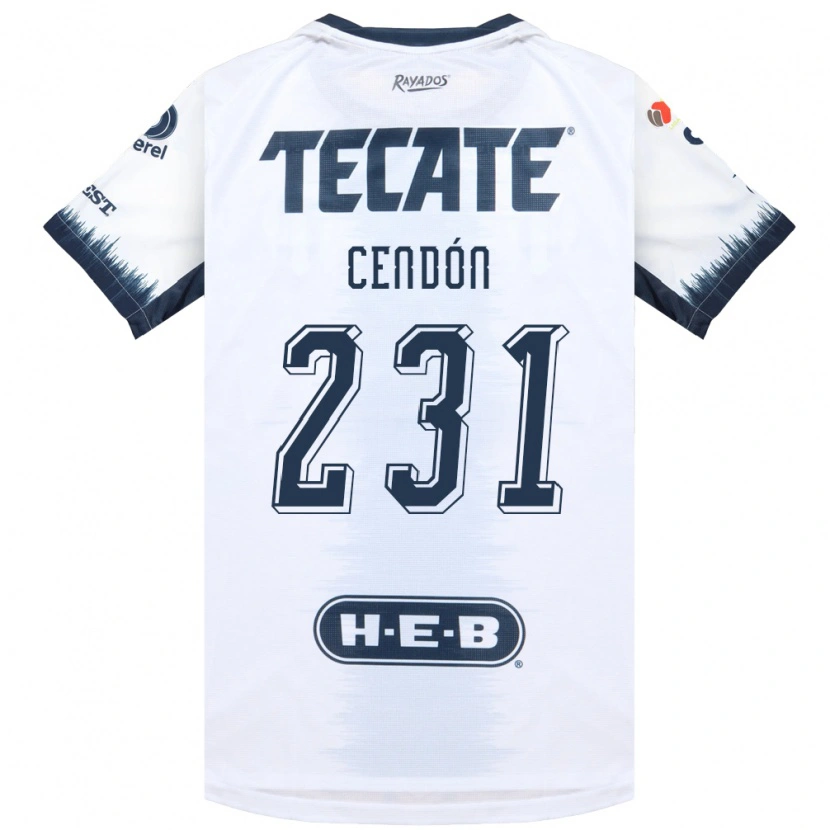 Danxen Women Maximiliano Cendón #231 White Ink Blue Red Away Jersey 2026/27 T-Shirt