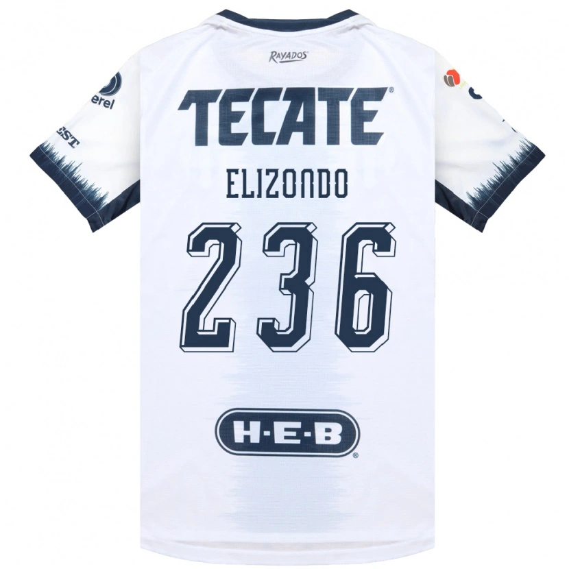 Danxen Women Javier Elizondo #236 White Ink Blue Red Away Jersey 2026/27 T-Shirt