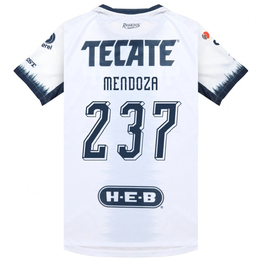 Danxen Women José Mendoza #237 White Ink Blue Red Away Jersey 2026/27 T-Shirt