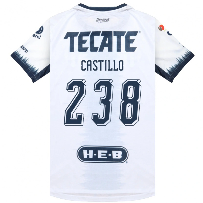 Danxen Women Juan Castillo #238 White Ink Blue Red Away Jersey 2026/27 T-Shirt