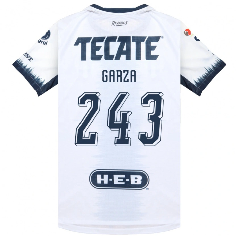 Danxen Women Juan Garza #243 White Ink Blue Red Away Jersey 2026/27 T-Shirt