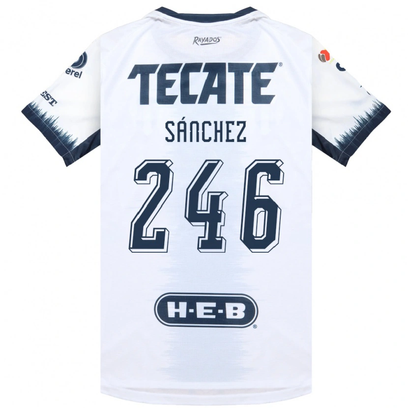 Danxen Women Diego Sánchez #246 White Ink Blue Red Away Jersey 2026/27 T-Shirt