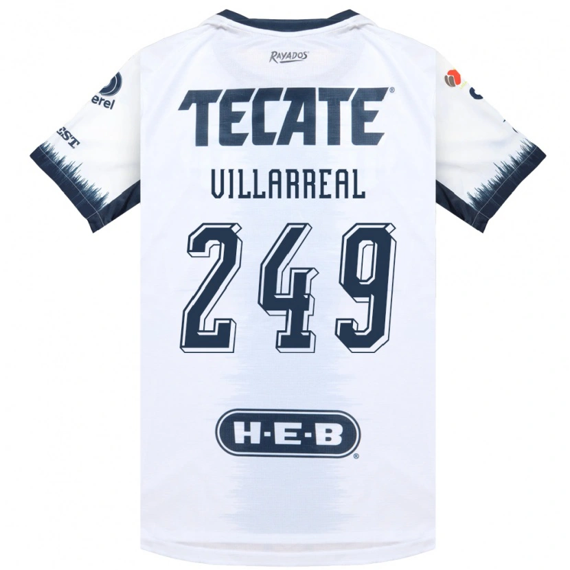 Danxen Women Daniel Villarreal #249 White Ink Blue Red Away Jersey 2026/27 T-Shirt