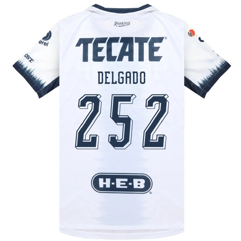 Danxen Women Jorge Delgado #252 White Ink Blue Red Away Jersey 2026/27 T-Shirt