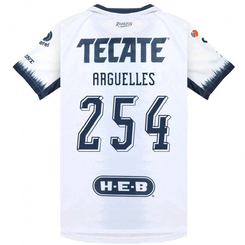 Danxen Women Alfonso Arguelles #254 White Ink Blue Red Away Jersey 2026/27 T-Shirt