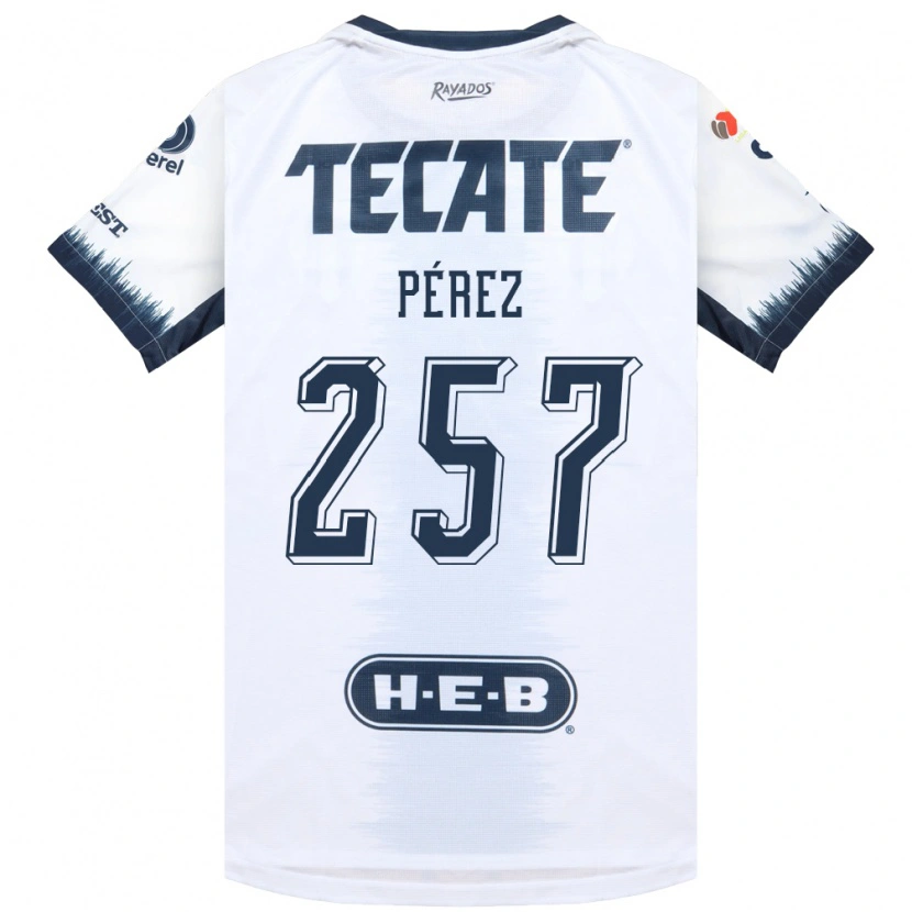 Danxen Women Anthony Pérez #257 White Ink Blue Red Away Jersey 2026/27 T-Shirt
