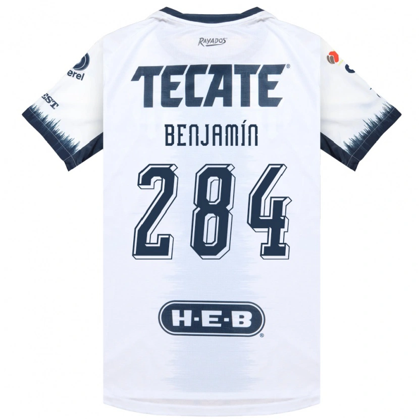 Danxen Women Benjamín De La Herrán #284 White Ink Blue Red Away Jersey 2026/27 T-Shirt