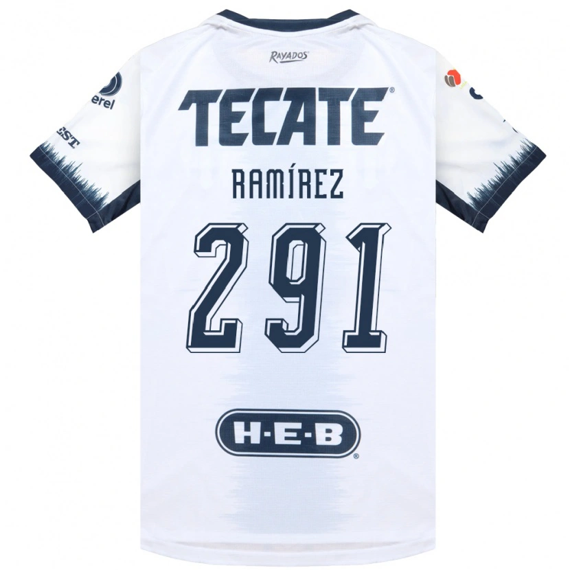 Danxen Women Fabián Ramírez #291 White Ink Blue Red Away Jersey 2026/27 T-Shirt