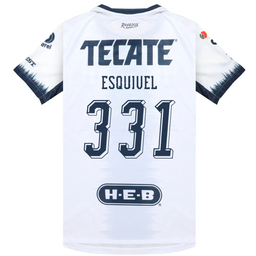Danxen Women Abraham Esquivel #331 White Ink Blue Red Away Jersey 2026/27 T-Shirt