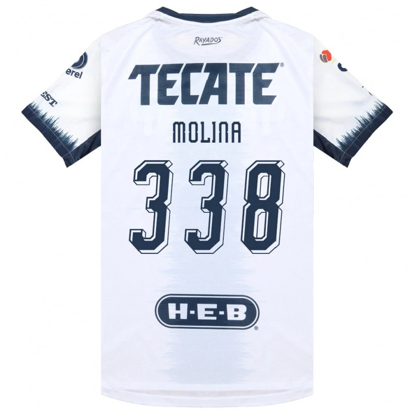 Danxen Women Johann Molina #338 White Ink Blue Red Away Jersey 2026/27 T-Shirt