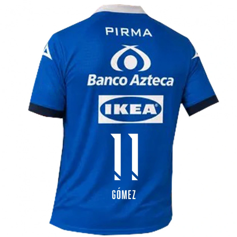 Danxen Women Emiliano Gómez #11 Blue White Away Jersey 2026/27 T-Shirt
